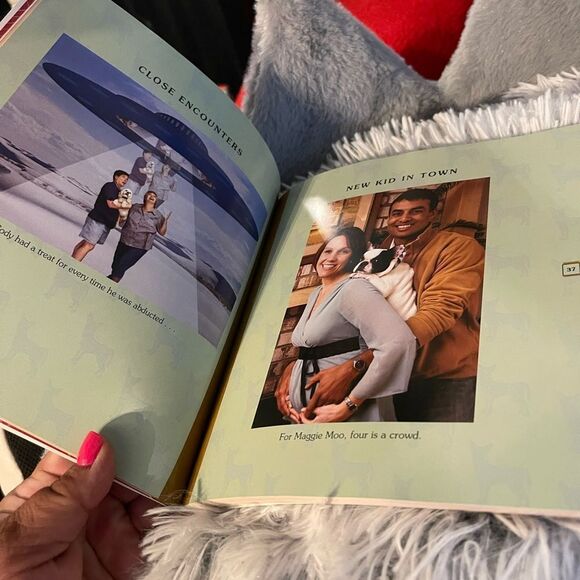 Awkward family pet photos coffee table book/bookshelf decor home decor - Picture 4 of 8